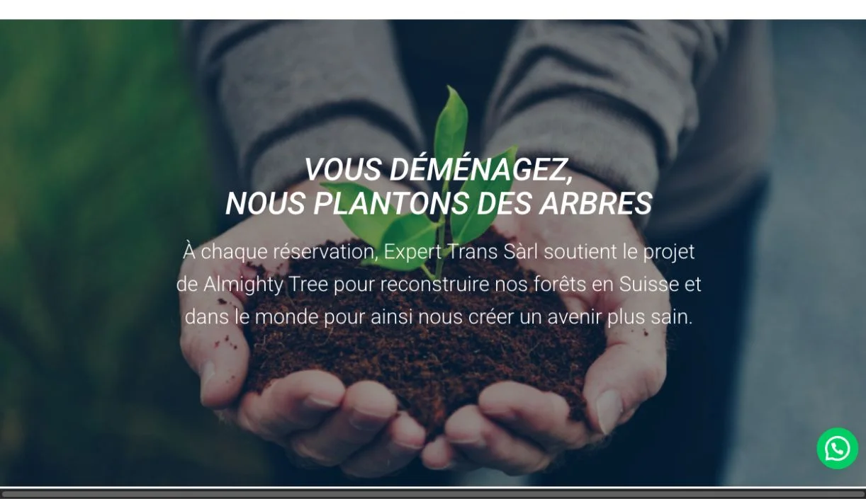 Engagement de reforestation Expert Trans