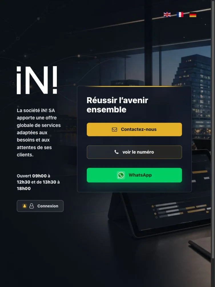 iN! SA · Le contenu et les services vus plus en détail