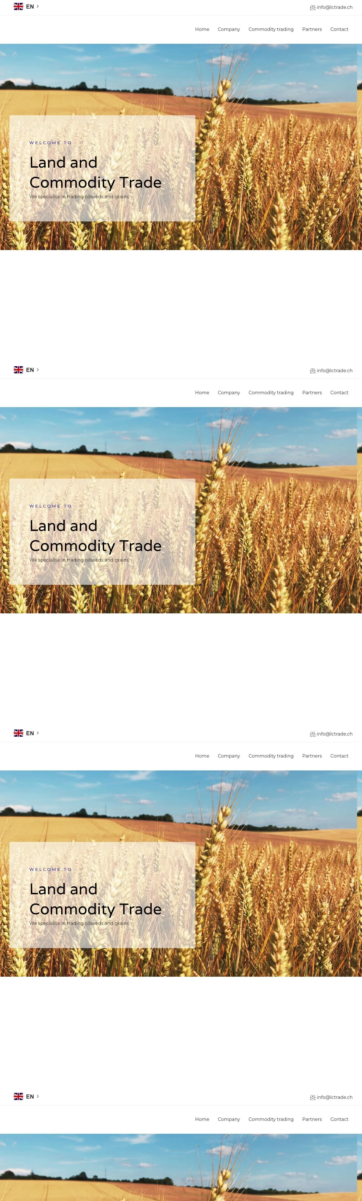 Land and Commodity Trade