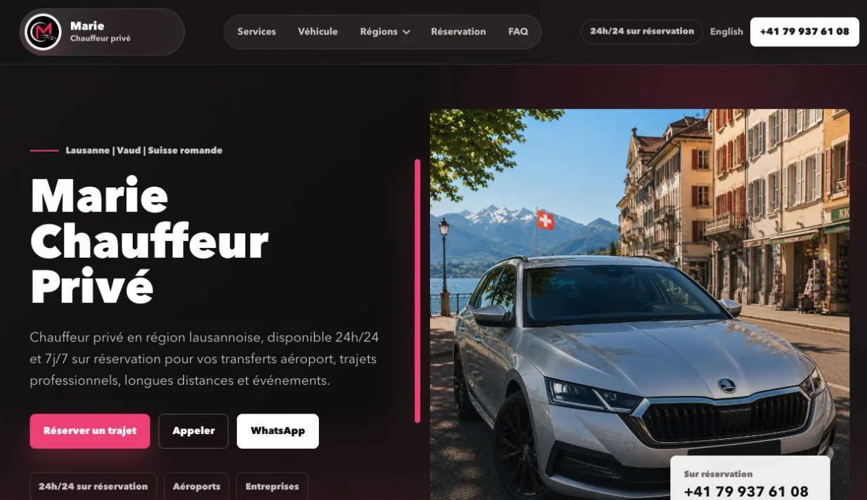Marie Chauffeur Privé