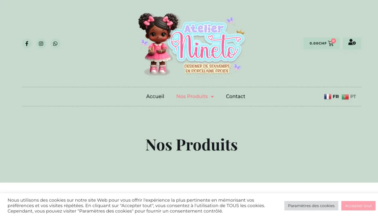 Nini Art Créations · A closer look at the content and services