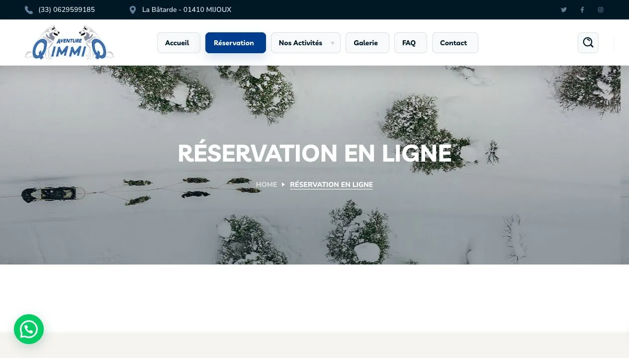 Qimmiq Aventure · Le contenu et les services vus plus en détail