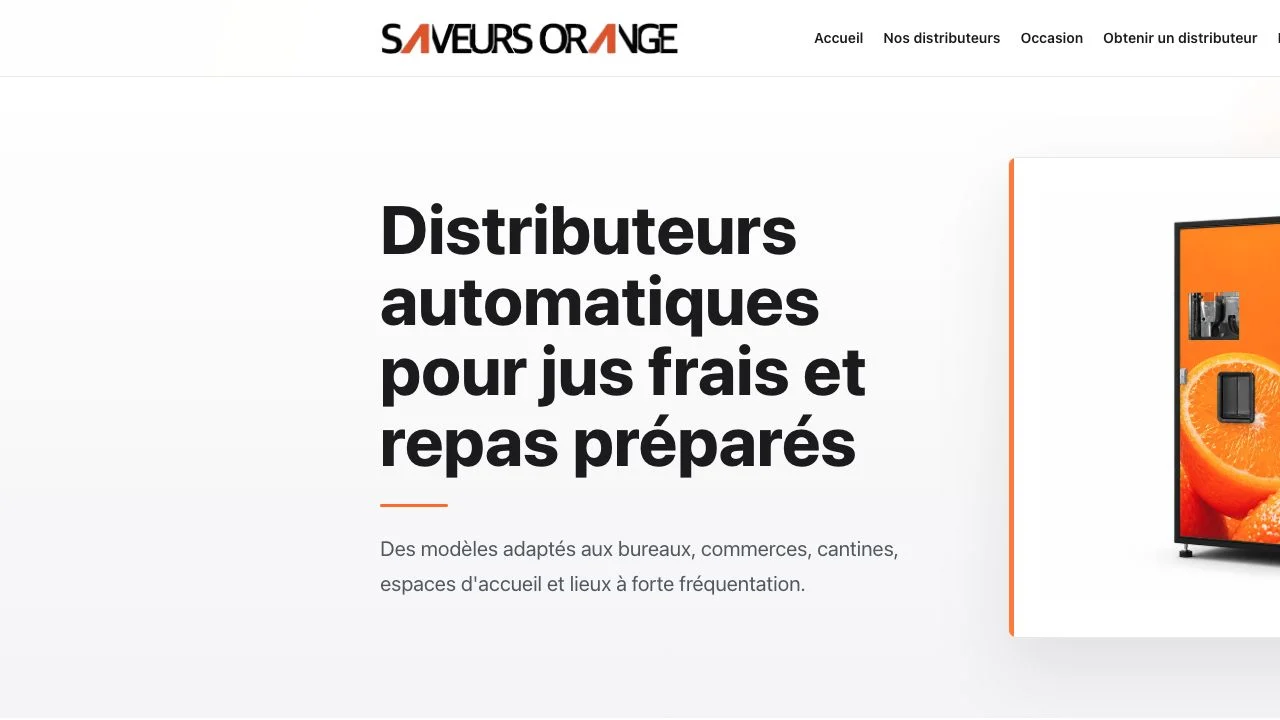 Saveurs Orange · A closer look at the content and services